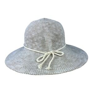 Banana Boat Tan Sun Hat Braided Rope Wide Brim Beach Boonie Polyester OS